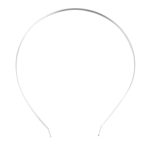 OSOLADY 12Stücke Teiliges Silbernes Haarband aus für Damen Kopfband für DIY Haaraccessoires Anpassbar mit Schmuck oder Blumen von OSOLADY