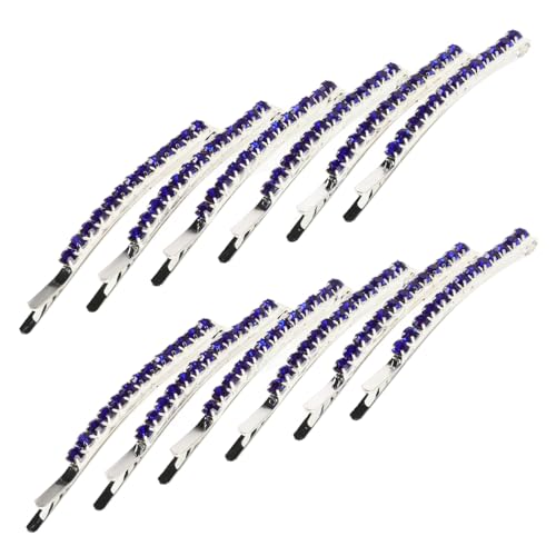 OSOLADY Haarspangen für Damen 12 Stück Glitzernde Haarspangen für Dickes Haar Strass-clip für Partys Hochzeiten Dekorativ von OSOLADY