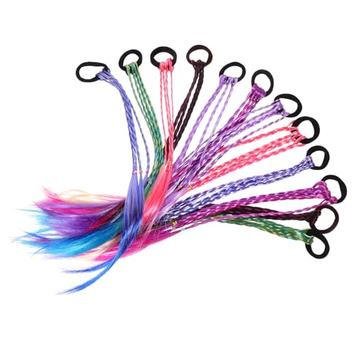 OSOLADY 12stücke Geflochtene Perücken Für Frauen Synthetische Pferdeschwanzverlängerung Mit Gefärbten Haarfarbenverlängerungen Haarteil Für Einfaches Styling Und Flechten Geeignet von OSOLADY