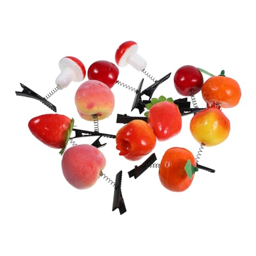 OSOLADY 12stücke Obst Haarklammern Für Frauen Süße Frucht Haarnadeln Für Erwachsene Haaraccessoires Für Geburtstagsfeiern Und Feste von OSOLADY