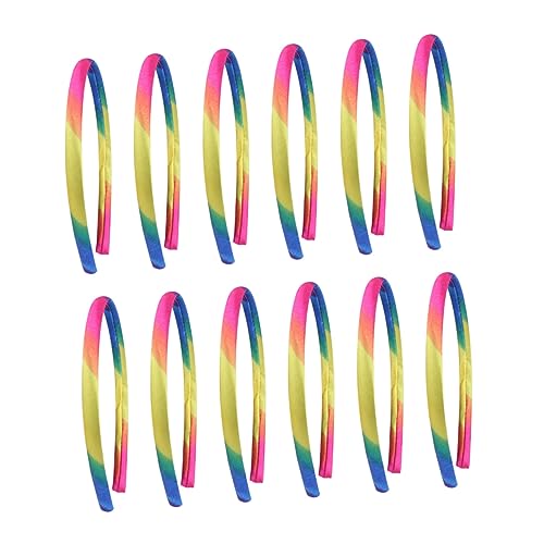 OSOLADY 12stücke Regenbogen Haarspangen Junge Mädchen Haarbänder Stirnbänder Für Geburtstagsparty Kopfbedeckung Mit Gutem Griff OSOLADY 12stücke Regenbogen Haarspangen Junge Mädchen Haarbänder Stirnbänder Für Geburtstagsparty Kopfbedeckung Mit Gutem Griff von OSOLADY