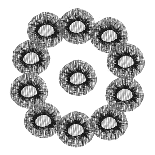 OSOLADY 12stücke Schlafhaube Für Frauen Aus Mesh Haarnetz Zum Schlafen Für Langes Haar Netz-haarnetz Zum Tragen Beim Schlafen Elastisches Design Für Besten Komfort von OSOLADY