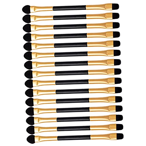 OSOLADY 15 Stück Lidschatten Pinselset für Augen Make Up Doppelseitige Applikatoren Tragbar und Hautfreundlich für Reisen und Make Up für von OSOLADY