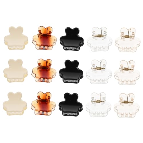 OSOLADY 15Stücke Teiliges Mini Haarspangen für Langlebige Haarklammern aus Rutschfeste Clips für Süße Frisuren für Mädchen Haar Accessoires OSOLADY 15Stücke Teiliges Mini Haarspangen für Langlebige Haarklammern aus Rutschfeste Clips für Süße Frisuren für Mädchen Haar Accessoires von OSOLADY
