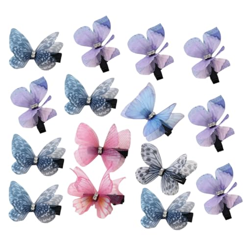OSOLADY 15Stücke Teiliges Schmetterlings Haarclips Ästhetisches Haarzubehör für und Mädchen Geeignet für Partys und Kreative Frisuren Robuste Metallclips Zufällige Farben OSOLADY 15Stücke Teiliges Schmetterlings Haarclips Ästhetisches Haarzubehör für und Mädchen Geeignet für Partys und Kreative Frisuren Robuste Metallclips Zufällige Farben von OSOLADY