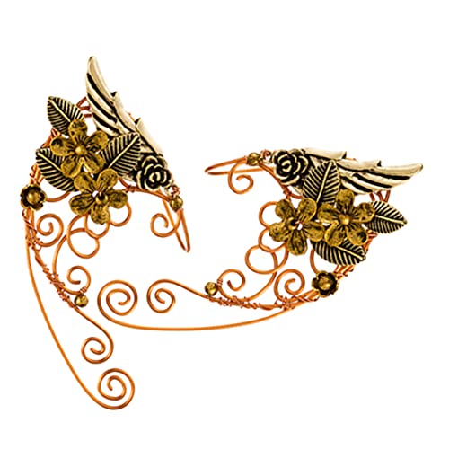 OSOLADY 1Paar Feen Ohrmanschetten nicht Durchdringende Ohrringe für für Hochzeiten Partys und Cosplay Handgefertigte Ohrschmuck Accessoires für Besondere OSOLADY 1Paar Feen Ohrmanschetten nicht Durchdringende Ohrringe für für Hochzeiten Partys und Cosplay Handgefertigte Ohrschmuck Accessoires für Besondere von OSOLADY