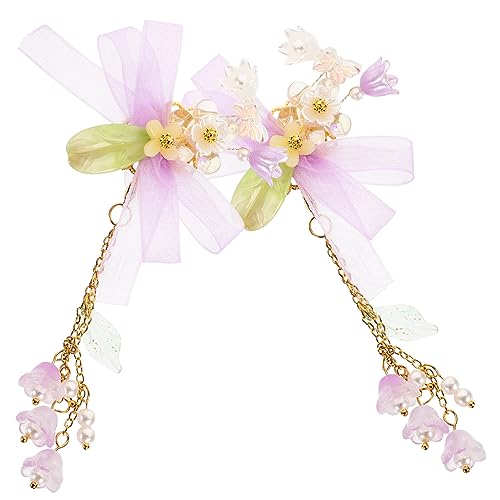 OSOLADY 1Paar Haarclips für Quasten Blumen Haarspangen Haarnadeln für Mädchen Haaraccessoires für Verschiedene Anlässe und Outfits Langlebig und Bequem von OSOLADY