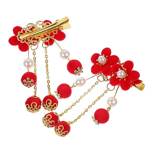 OSOLADY 1Paar Hanfu Kopfbedeckung Chinesische Quaste Haarnadel Vintage Haarspange für Mädchen für Partys Fotografie und Zeremonien Hochwertiger Haarschmuck OSOLADY 1Paar Hanfu Kopfbedeckung Chinesische Quaste Haarnadel Vintage Haarspange für Mädchen für Partys Fotografie und Zeremonien Hochwertiger Haarschmuck von OSOLADY