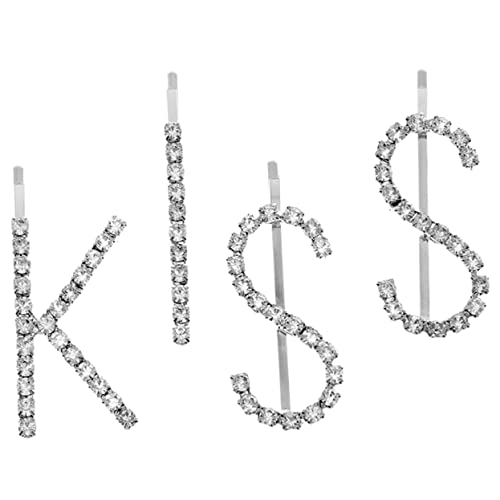 OSOLADY 1Satz Buchstaben Haarspangen mit Strass Dekorative Haaraccessoires für Mädchen Silberne Haarklammern für Festivals Schule und Alltag Vielseitig Kombinierbar OSOLADY 1Satz Buchstaben Haarspangen mit Strass Dekorative Haaraccessoires für Mädchen Silberne Haarklammern für Festivals Schule und Alltag Vielseitig Kombinierbar von OSOLADY
