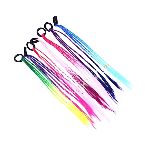OSOLADY Bunte Haarringe Junge Mädchen Haarseile Für Zöpfe Haargummis Aus Hochwertigem Langlebig Und Praktisch Für Diy Frisuren Geburtstage Partys Und Bühnenauftritte von OSOLADY