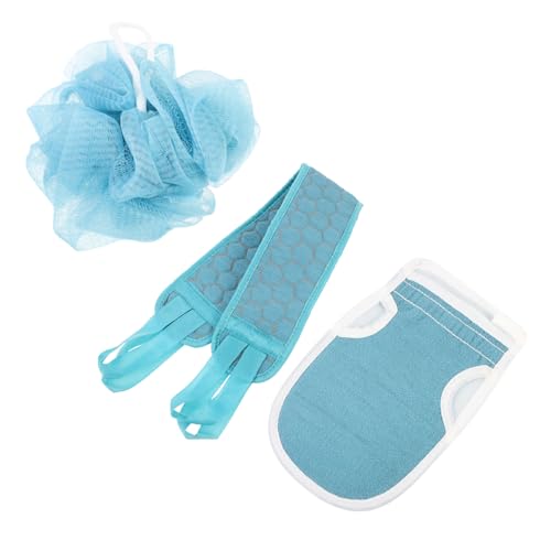 OSOLADY Peeling Körperschrubber Satz für Zuhause Duschpeeling Rückenschrubber Praktische Badetücher Kompaktes Design Leicht und Tragbar von OSOLADY