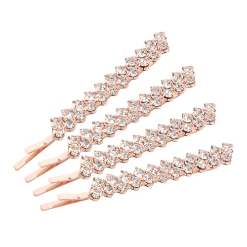OSOLADY 1Satz Wunderschöne Strass Haarnadeln aus Paaren Metall Bobby Pins für Hochzeiten Partys und Besondere Anlässe Eleganter Haarschmuck für Damen Roségold OSOLADY 1Satz Wunderschöne Strass Haarnadeln aus Paaren Metall Bobby Pins für Hochzeiten Partys und Besondere Anlässe Eleganter Haarschmuck für Damen Roségold von OSOLADY