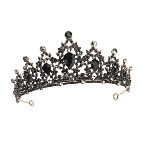 OSOLADY Eleganter Kronen-kopfschmuck Im Vintage-stil Haarband Für Frauen Und Bräute Funkelnder Strass- Für Hochzeitsfeiern von OSOLADY