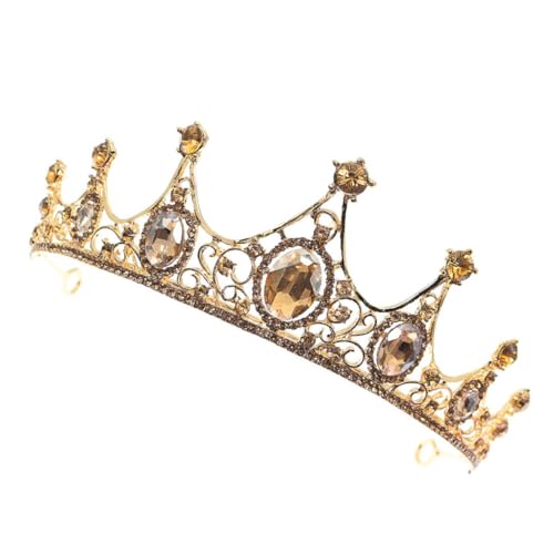OSOLADY 1Stück Braut Tiara Krone Kopfschmuck Damen Haarband Retro Hochzeit Zubehör für Frauen Krone für Brautjungfern und Partys Leichtes und Modisches Design OSOLADY 1Stück Braut Tiara Krone Kopfschmuck Damen Haarband Retro Hochzeit Zubehör für Frauen Krone für Brautjungfern und Partys Leichtes und Modisches Design von OSOLADY