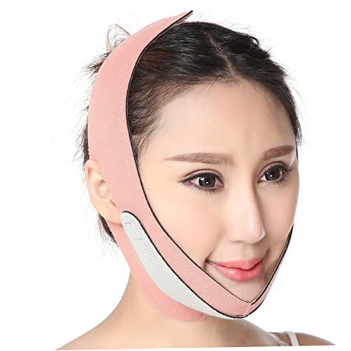 OSOLADY 1Stück Gesichtslifting Maske V Form Gesichtsverband Doppelkinn Reduzierer Elastischer Gesichts Gurt für Straffere Haut für Männer Rosa OSOLADY 1Stück Gesichtslifting Maske V Form Gesichtsverband Doppelkinn Reduzierer Elastischer Gesichts Gurt für Straffere Haut für Männer Rosa von OSOLADY