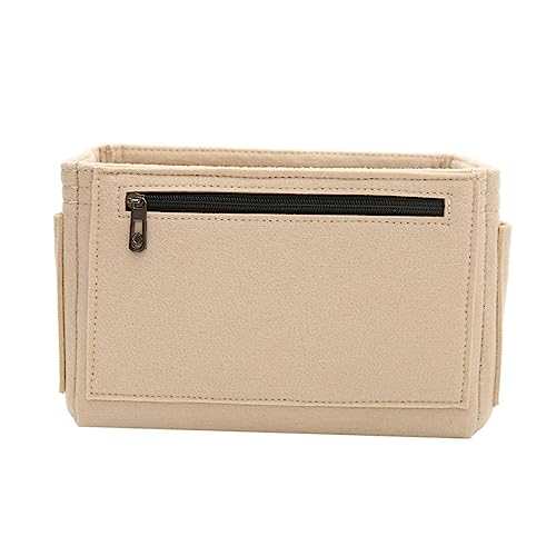 OSOLADY Filz Kosmetiktasche Mit Fächern Große Kapazität Make-up Tasche Für Damen Stiftetasche Oder Aufbewahrungstasche Geeignet Einfach Robust Und Praktisch von OSOLADY