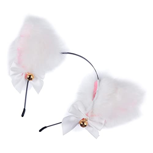 OSOLADY 1Stück Katzenohren Haarbügel Mit Glocken Und Schleifen Stirnband Für Mädchen Und Damen Für Cosplay Karneval Und Halloween Süße Kopfbedeckung Mit Katzenohren OSOLADY 1Stück Katzenohren Haarbügel Mit Glocken Und Schleifen Stirnband Für Mädchen Und Damen Für Cosplay Karneval Und Halloween Süße Kopfbedeckung Mit Katzenohren von OSOLADY