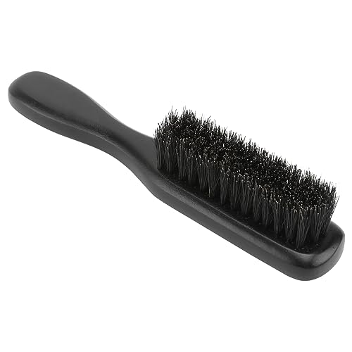 OSOLADY 1Stück Lange Bartpflegebürste Aus Buchenholz Natürliche Wildschweinborsten Praktische Bartbürste Für Männer Perfektes Barber Zubehör Schwarz von OSOLADY