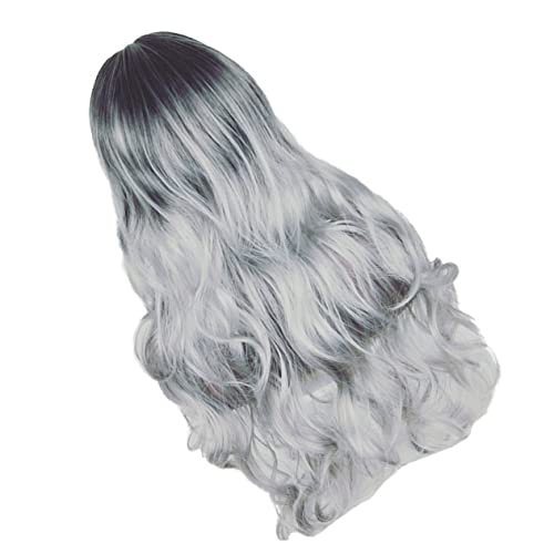 OSOLADY 1Stück Lange Stumpfe Perücke Schwarz Gradient Haarteil Ventilierte Bequeme Haarschmuck für Partys und Hochwertige Damen Haarabdeckung OSOLADY 1Stück Lange Stumpfe Perücke Schwarz Gradient Haarteil Ventilierte Bequeme Haarschmuck für Partys und Hochwertige Damen Haarabdeckung von OSOLADY