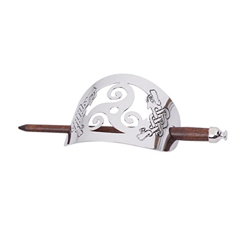 OSOLADY 1Stück Vintage Chinesische Haarnadel Retro Haarschmuck Geometrisch Eingravierte Haarnadeln Für Damen von OSOLADY