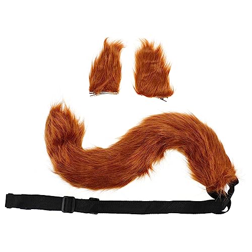 OSOLADY 1satz Kunstfell Fuchsohren Haaraccessoire Mit Schwanzclip Für Cosplay Und Halloween Dekoratives Headdress Für Damen Und Herren Für Kostümpartys Und Fotoshootings OSOLADY 1satz Kunstfell Fuchsohren Haaraccessoire Mit Schwanzclip Für Cosplay Und Halloween Dekoratives Headdress Für Damen Und Herren Für Kostümpartys Und Fotoshootings von OSOLADY