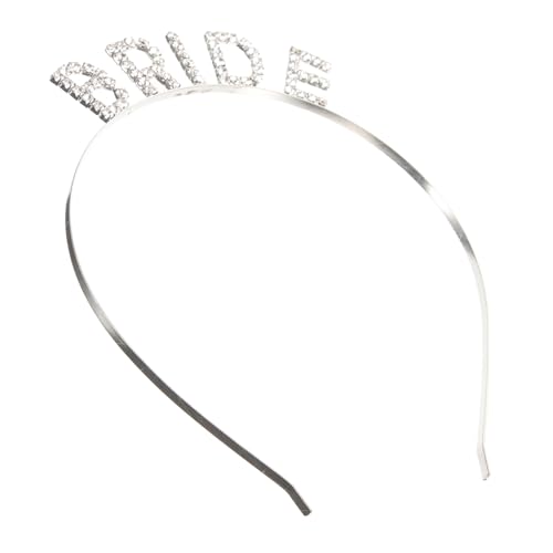 OSOLADY 1stück Braut Haarschmuck Mit Kristallen Elegantes Bride Stirnband Für Hochzeiten Junggesellenabschied Und Brautpartys Glitzernde Accessoires Für Frauen Stilvolles Design von OSOLADY