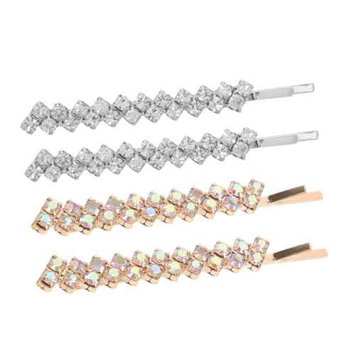 OSOLADY Haarspange mit Strasssteinen Aus Metall 2 Paar Haar-accessoires für Mädchen Dekorative Clips für Frauen Party- und Festival-haarspange für Frauen Clip-set OSOLADY Haarspange mit Strasssteinen Aus Metall 2 Paar Haar-accessoires für Mädchen Dekorative Clips für Frauen Party- und Festival-haarspange für Frauen Clip-set von OSOLADY