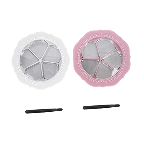 OSOLADY 2 Sets Leere Rouge-lippenstift-lidschatten-tabletts, Kosmetik-unterpaket-tabletts OSOLADY 2 Sets Leere Rouge-lippenstift-lidschatten-tabletts, Kosmetik-unterpaket-tabletts von OSOLADY