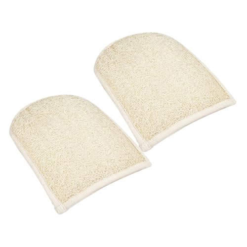 OSOLADY 2 Stck. Badetuch Schwer Schrubben Körper Peeling-handschuh Handschuhe Bad-peeling-schrubber Waschen Erwachsene Duschschrubber Luffa Duschschuh Baumwolle von OSOLADY