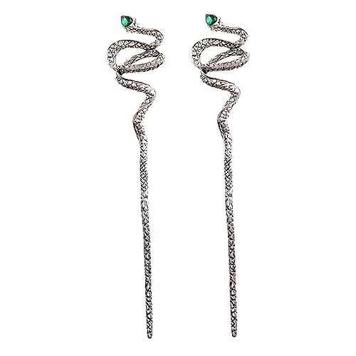 OSOLADY Vintage-schmuck Schlangen-haarstäbe 2 Stück Chinesisches Haar-accessoire Für Frauen von OSOLADY