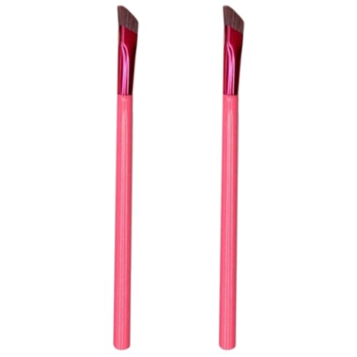 OSOLADY 2 Stück Abgewinkelte Augenbrauenpinsel Für Damen Make up Werkzeug Für Präzise Augenbrauenformung Kosmetikbürsten Für Augenbrauen Eyeliner Und Mascara Langlebig Und von OSOLADY