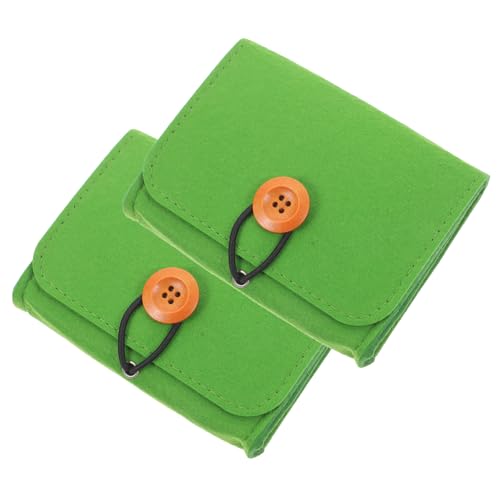 OSOLADY 2stücke Teiliges Tragbare Aufbewahrungstasche Für Ätherische Öle Kompakter Organizer Für Reise Und Alltag Schutz Für Flaschen Stilvolles Design Grasgrün von OSOLADY