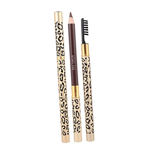 OSOLADY Augenbrauenstift Doppelkopf 2 Stück Mit Pinsel Professioneller Augenbrauen Make up Stift in Kaffee Farbe Für Präzises Styling Und Natürliche Färbung von OSOLADY