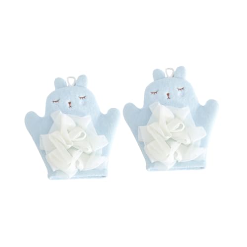 OSOLADY 2 Stück Bade Handschuhe Badehandschuhe Schrubben Schuppen Schwämme -badeschwamm Luffa-handschuh Dusche Waschen Nützliche Peeling-handschuhe Blue Handtuch OSOLADY 2 Stück Bade Handschuhe Badehandschuhe Schrubben Schuppen Schwämme -badeschwamm Luffa-handschuh Dusche Waschen Nützliche Peeling-handschuhe Blue Handtuch von OSOLADY