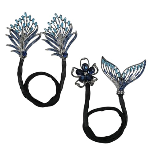 OSOLADY 2 Stück Ball-haar-accessoires Lockenstab Lockenwickler Haarschmuck Haarstyling -werkzeug Lazy Bun Maker Für Haare Haarstyling-tools Für Frauen Haarknotenformer Zinklegierung von OSOLADY