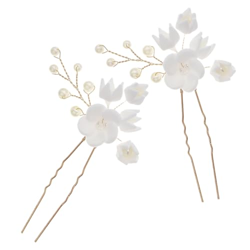 OSOLADY 2 Stück Braut Haarnadel Tiara Perle Haarnadeln Braut Handgemachte Blumen Haarspangen Hochzeit Brautblumenhaarnadel Brautkopfschmuck Für Die Hochzeit Brauthaarkämme Legierung OSOLADY 2 Stück Braut Haarnadel Tiara Perle Haarnadeln Braut Handgemachte Blumen Haarspangen Hochzeit Brautblumenhaarnadel Brautkopfschmuck Für Die Hochzeit Brauthaarkämme Legierung von OSOLADY