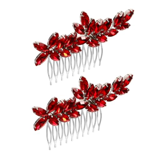 OSOLADY 2stücke Hochzeits-haarkämme Mit Blumen Vintage-haaraccessoires Für Bräute Und Brautjungfern Für Besondere Anlässe Und Festliche Events Langlebig Und Vielseitig Einsetzbar von OSOLADY