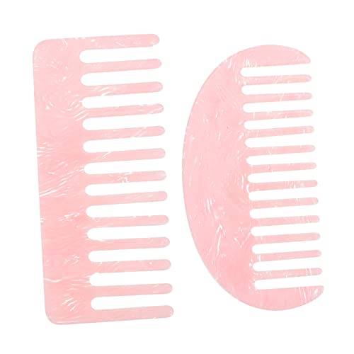 OSOLADY 2 Stück Breiter Zahnkamm aus Acetat mit Marmor Haarkämme für Damen für Locken und Lange Haare Sanftes Styling und Entwirren Komfortabel und Rutschfest OSOLADY 2 Stück Breiter Zahnkamm aus Acetat mit Marmor Haarkämme für Damen für Locken und Lange Haare Sanftes Styling und Entwirren Komfortabel und Rutschfest von OSOLADY
