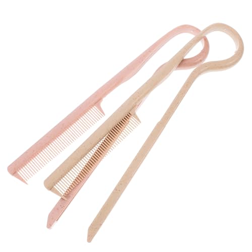 OSOLADY 2 Stück Haarglätter Glättkamm Friseur Styling Kamm Haarscheitel Werkzeug Kämme Für Männer Feinzahn Cheerleading Kamm Friseurkamm Feinzahnkamm OSOLADY 2 Stück Haarglätter Glättkamm Friseur Styling Kamm Haarscheitel Werkzeug Kämme Für Männer Feinzahn Cheerleading Kamm Friseurkamm Feinzahnkamm von OSOLADY