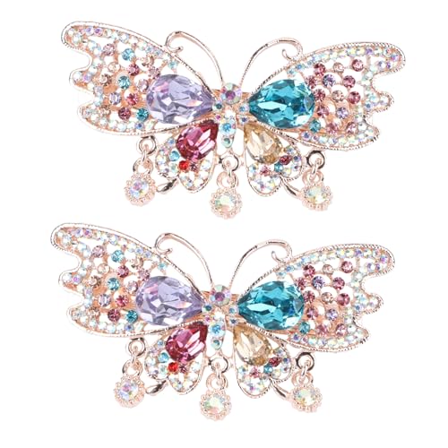 OSOLADY 2 Stück Haarnadelschmuck Damen Pferdeschwänze Funkelnd Mädchen Schnappen Haarspangen Dünn Haarspangen Schnappen Geformt Trendy Bunt Haarklammer Mode Diamant Eisen Colorful OSOLADY 2 Stück Haarnadelschmuck Damen Pferdeschwänze Funkelnd Mädchen Schnappen Haarspangen Dünn Haarspangen Schnappen Geformt Trendy Bunt Haarklammer Mode Diamant Eisen Colorful von OSOLADY