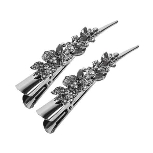 OSOLADY 2 Stück Haarspangen Krokodilklemmen Ausgefallene Krokodilklemmen Kleine Haarspangen Haarspange Für Frauen Haarschmuck Für Frauen Haarteile Graue Strasssteine OSOLADY 2 Stück Haarspangen Krokodilklemmen Ausgefallene Krokodilklemmen Kleine Haarspangen Haarspange Für Frauen Haarschmuck Für Frauen Haarteile Graue Strasssteine von OSOLADY