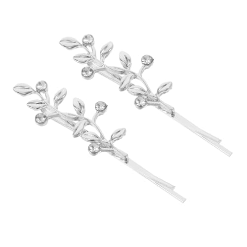 OSOLADY 2 Stück Haarspangen mit Strasssteinen Modische Haarklammern für Damen Stabile Haarnadeln mit Zweig design für Hochzeit Party und Alltag Silberfarbene Schmuck haarschmuck OSOLADY 2 Stück Haarspangen mit Strasssteinen Modische Haarklammern für Damen Stabile Haarnadeln mit Zweig design für Hochzeit Party und Alltag Silberfarbene Schmuck haarschmuck von OSOLADY