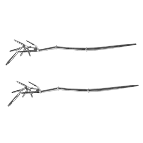 OSOLADY 2 Stück Haarstäbchen aus Metall Essstäbchen für Haare Haarzubehör Haarstock Stock für Haare Haarnadel im chinesischen Stil Haarstöcke für Frauen Zinklegierung Black OSOLADY 2 Stück Haarstäbchen aus Metall Essstäbchen für Haare Haarzubehör Haarstock Stock für Haare Haarnadel im chinesischen Stil Haarstöcke für Frauen Zinklegierung Black von OSOLADY