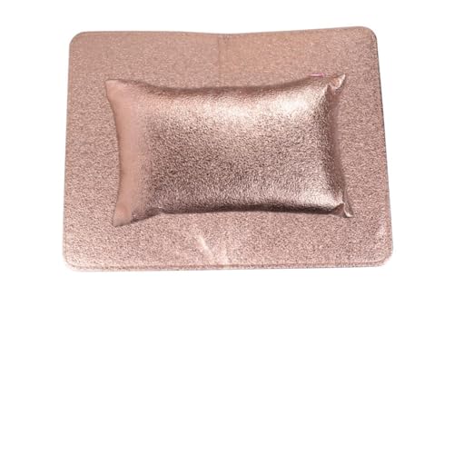 OSOLADY 2stücke Pu Leder Nagel Handauflage Kissen Und Faltbare Armauflage Für Maniküre Wasserdichtes Handkissen Für Nagelsalons Und Zuhause Champagner von OSOLADY