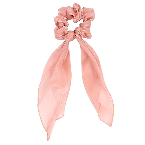 OSOLADY 2 Stück Satin Haargummis mit Schleife Elastische Haarbänder für Damen Geeignet für Zartem für OSOLADY 2 Stück Satin Haargummis mit Schleife Elastische Haarbänder für Damen Geeignet für Zartem für von OSOLADY