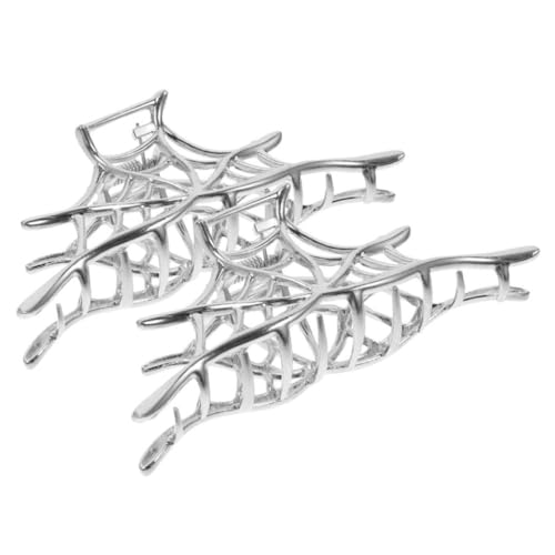 OSOLADY Haarspangen Aus Metall Mit Spinnennetz- Für Damen 2 Stück Schwarz von OSOLADY