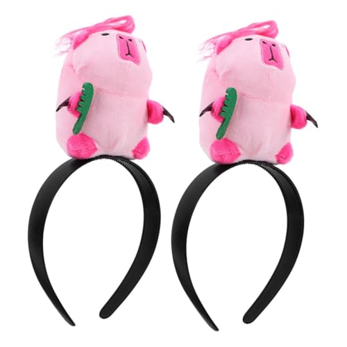 OSOLADY 2 Stück Stirnband Party Haarband Party Capybara Kopfbedeckung Party Capybara Haarband Capybara Haarband Stoff Rosa OSOLADY 2 Stück Stirnband Party Haarband Party Capybara Kopfbedeckung Party Capybara Haarband Capybara Haarband Stoff Rosa von OSOLADY