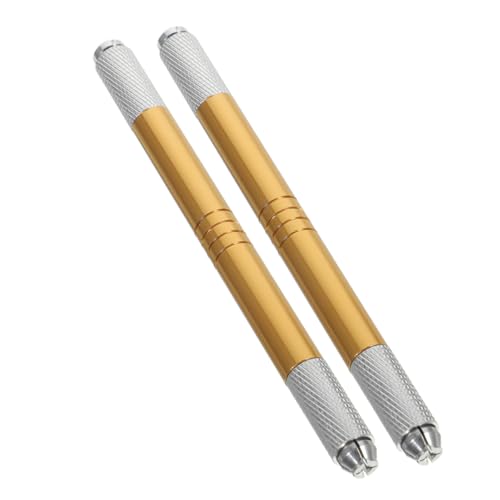 OSOLADY 2 Stück Tattoo-handstift Augenbrauenstift Tattoo-stift-werkzeug Microblading-stift Für Augenbrauen Augenbrauen-microblading-stift Augenbrauen-make-up-stift Golden Aluminium OSOLADY 2 Stück Tattoo-handstift Augenbrauenstift Tattoo-stift-werkzeug Microblading-stift Für Augenbrauen Augenbrauen-microblading-stift Augenbrauen-make-up-stift Golden Aluminium von OSOLADY