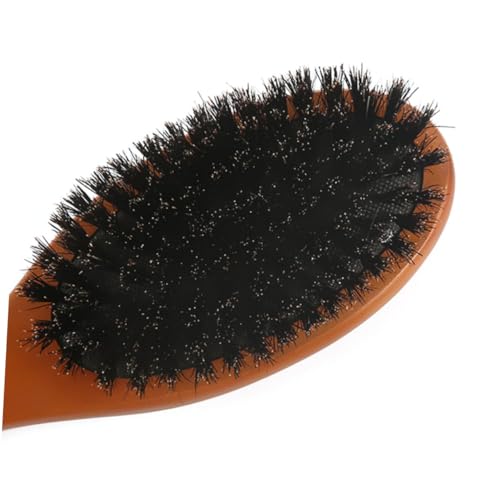 OSOLADY 2 Stück Teiliges Wildschweinborsten Massage Kamm mit Holzgriff Ergonomisch Leicht und Tragbar für Lockiges und Verfilztes Haar Geeignet für Frauen und Männer Kopfhautpflege und von OSOLADY