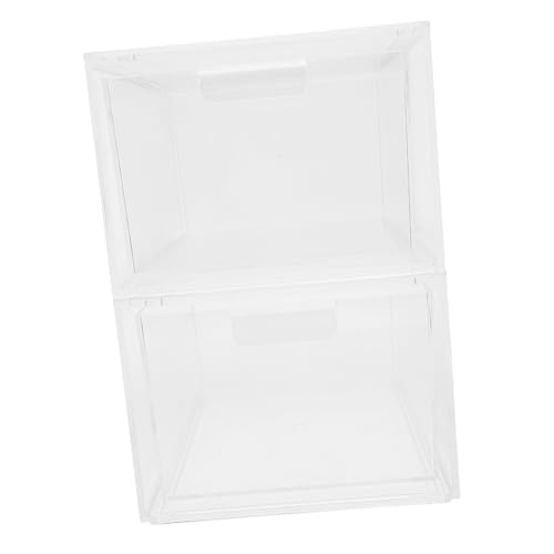 OSOLADY 2 Stapelbare Aufbewahrungsboxen Für Kosmetik Abschließbare Funktion Schreibtisch-make-up-organizer Schublade Für Einfachen Zugriff OSOLADY 2 Stapelbare Aufbewahrungsboxen Für Kosmetik Abschließbare Funktion Schreibtisch-make-up-organizer Schublade Für Einfachen Zugriff von OSOLADY